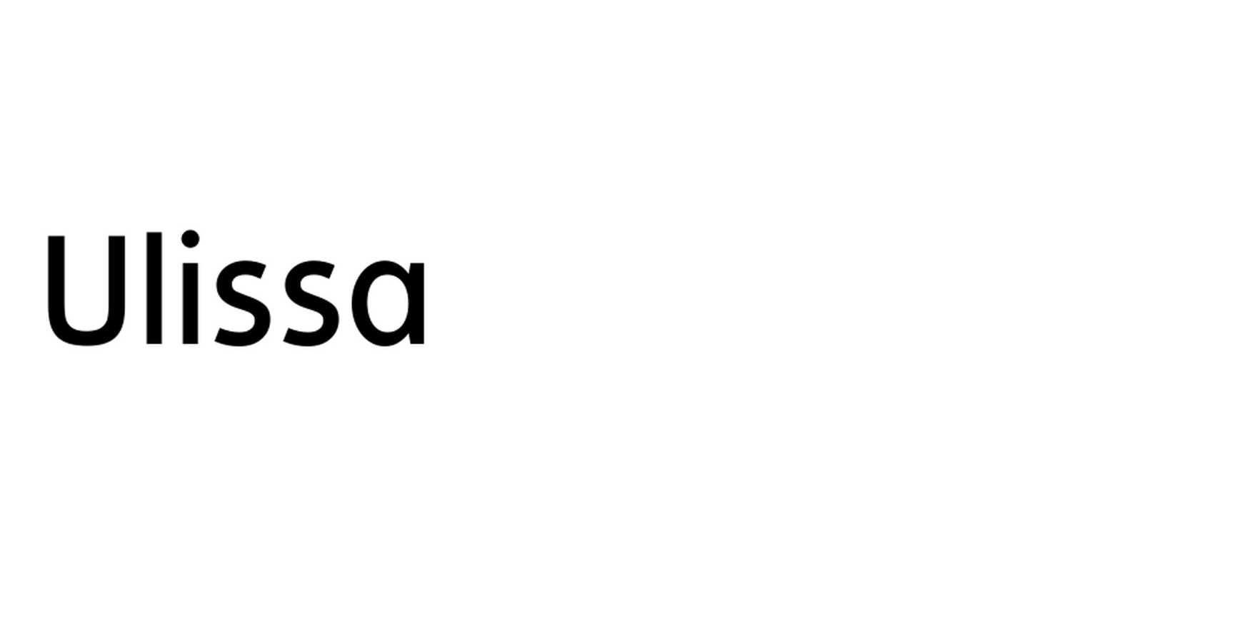 Ulissa in use - Fonts In Use