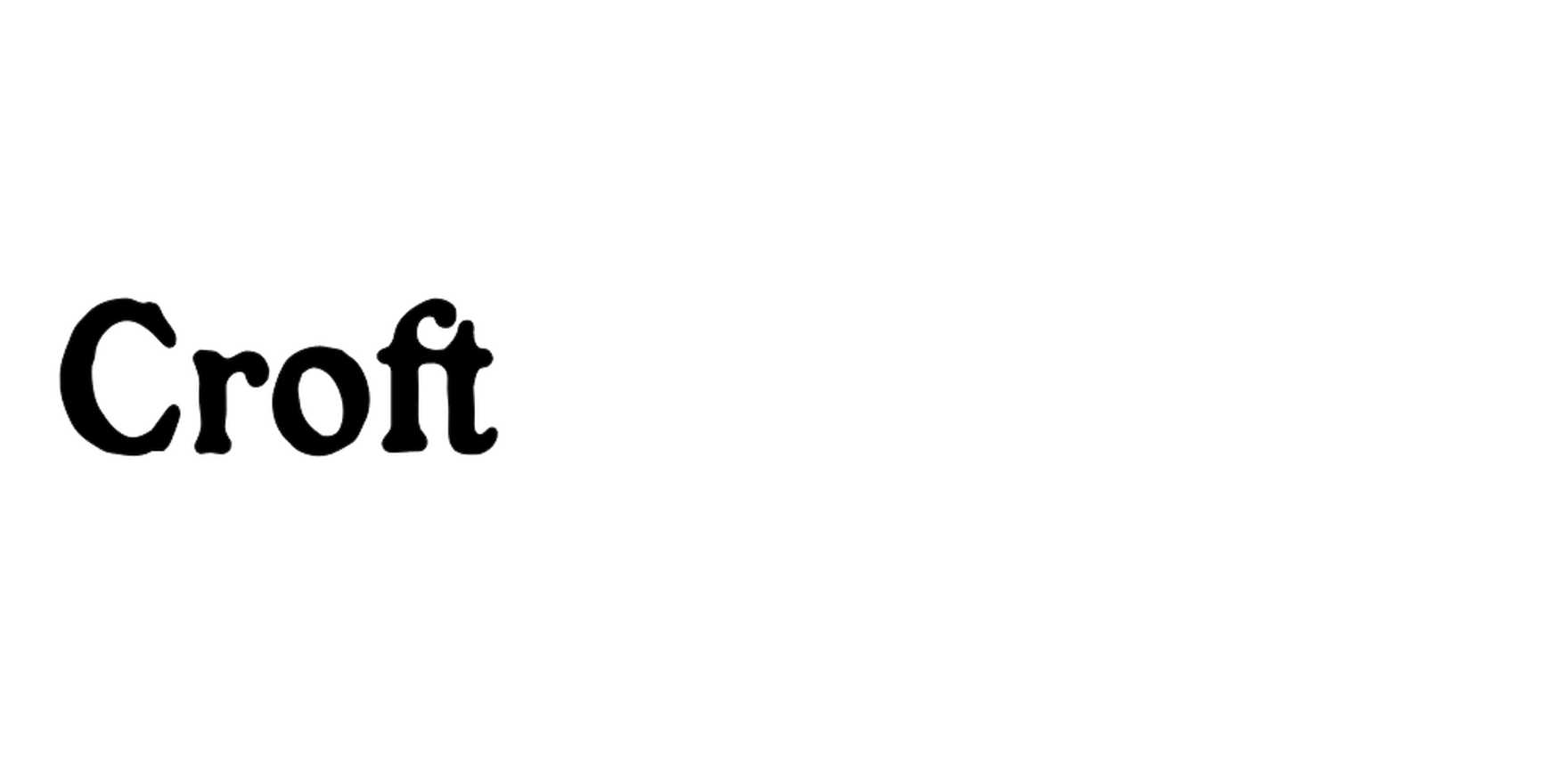 Croft in use - Fonts In Use