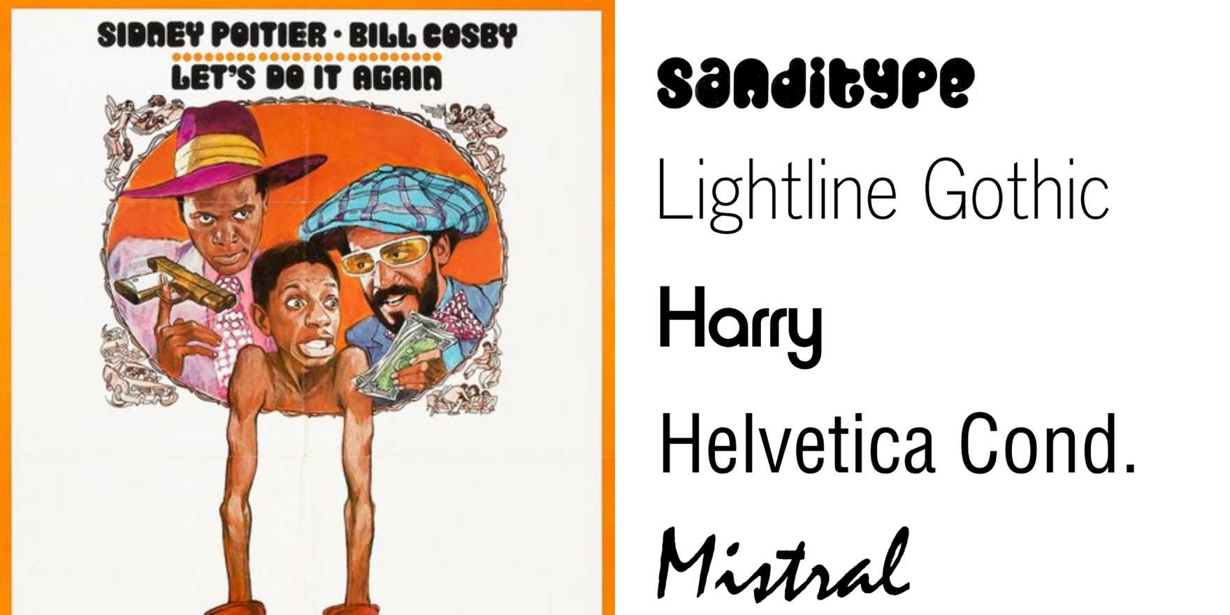 Let’s Do It Again movie posters - Fonts In Use