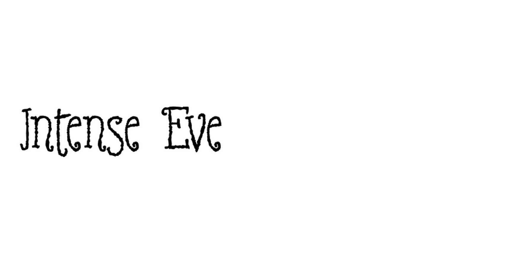 Intense Eve in use - Fonts In Use