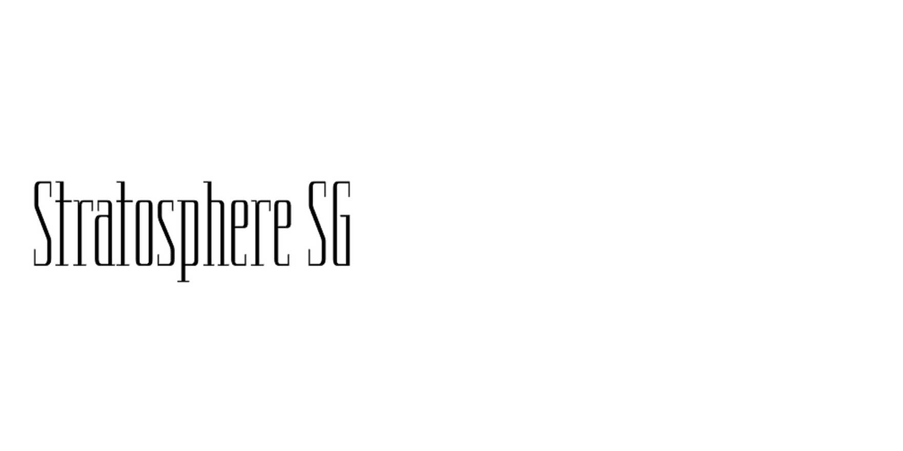 Stratosphere SG in use - Fonts In Use