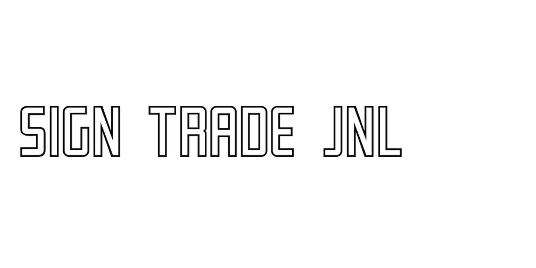 Sign Trade JNL in use - Fonts In Use