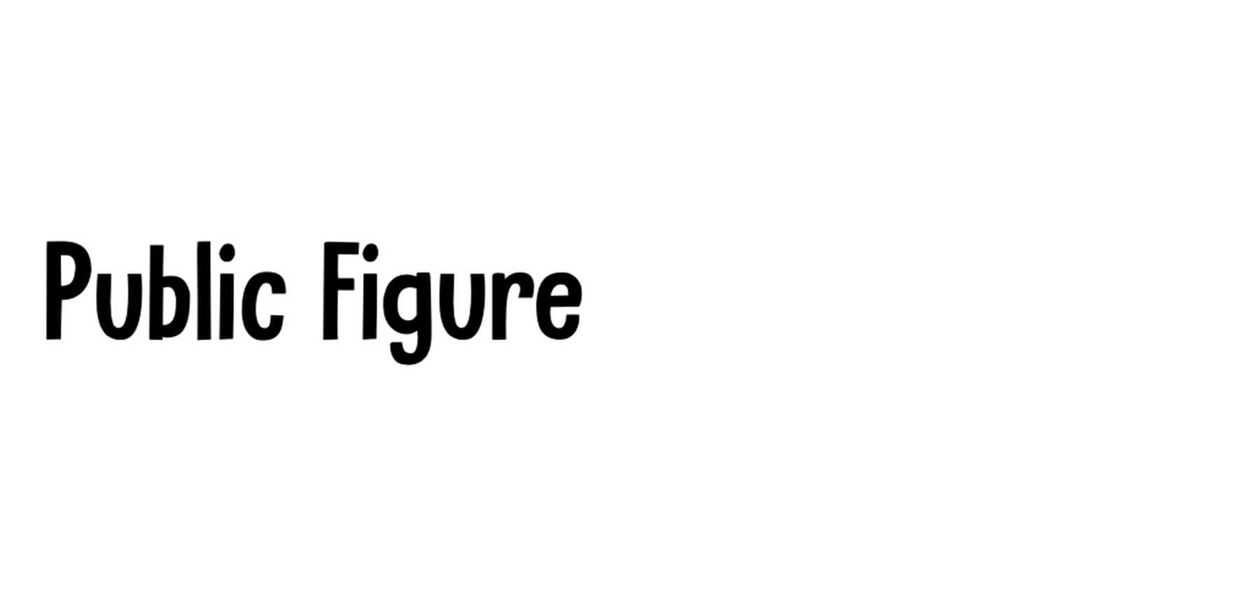 Public Figure in use - Fonts In Use