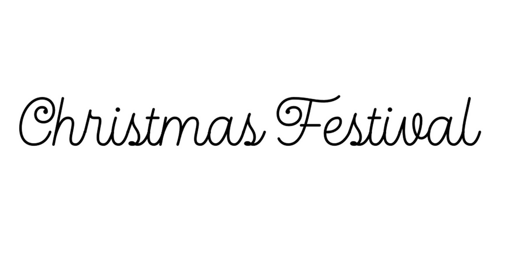 Christmas Festival in use - Fonts In Use