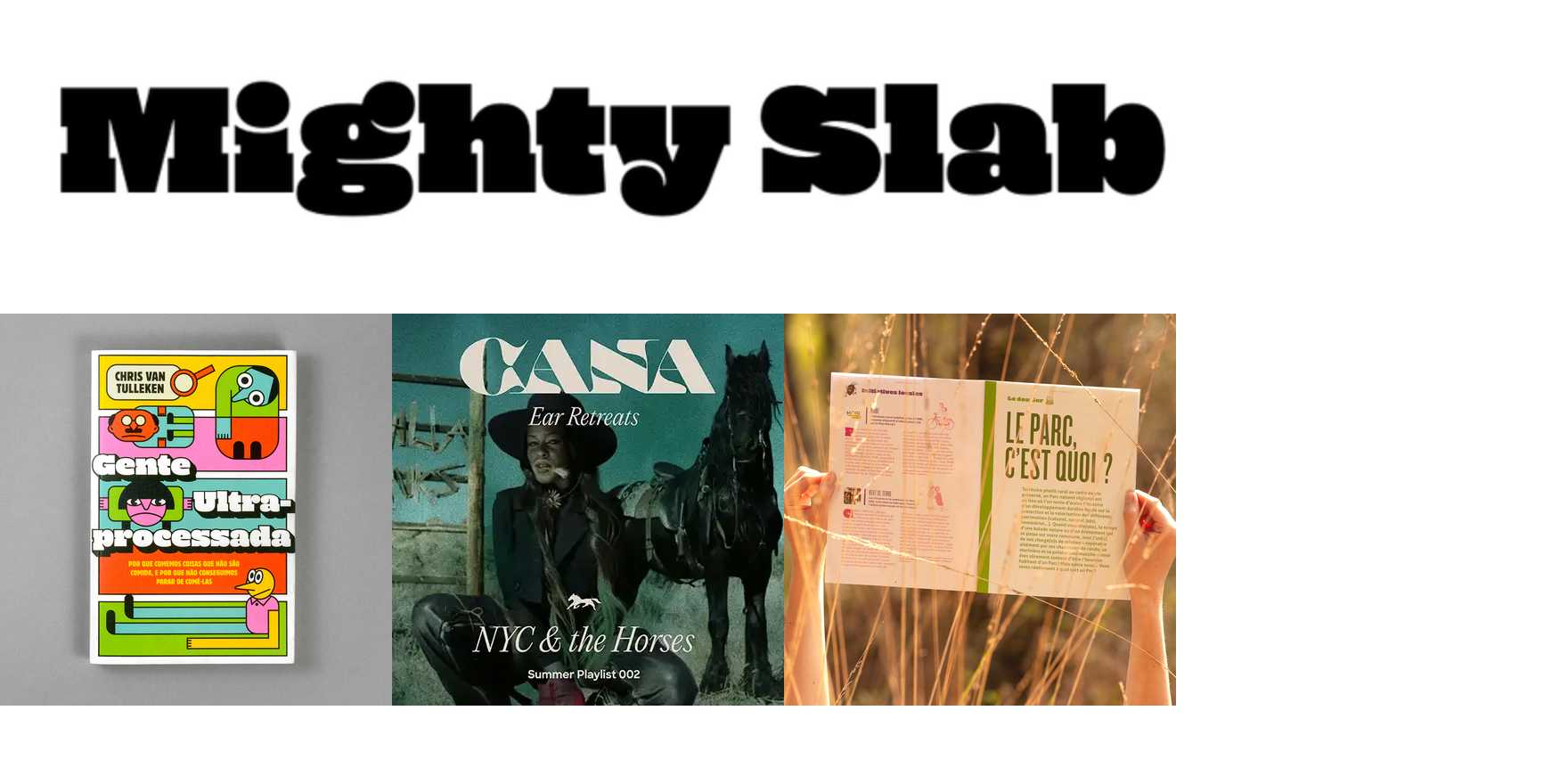 Mighty Slab in use Fonts In Use