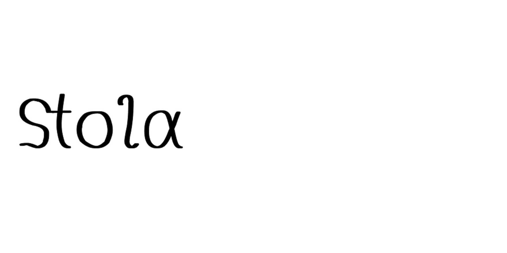 Stola in use - Fonts In Use