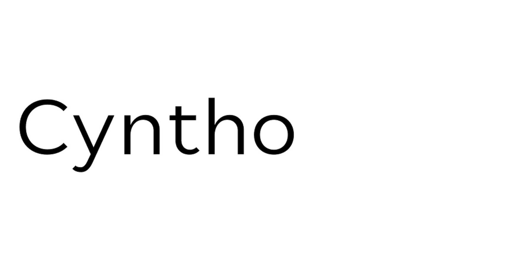 Cyntho in use - Fonts In Use