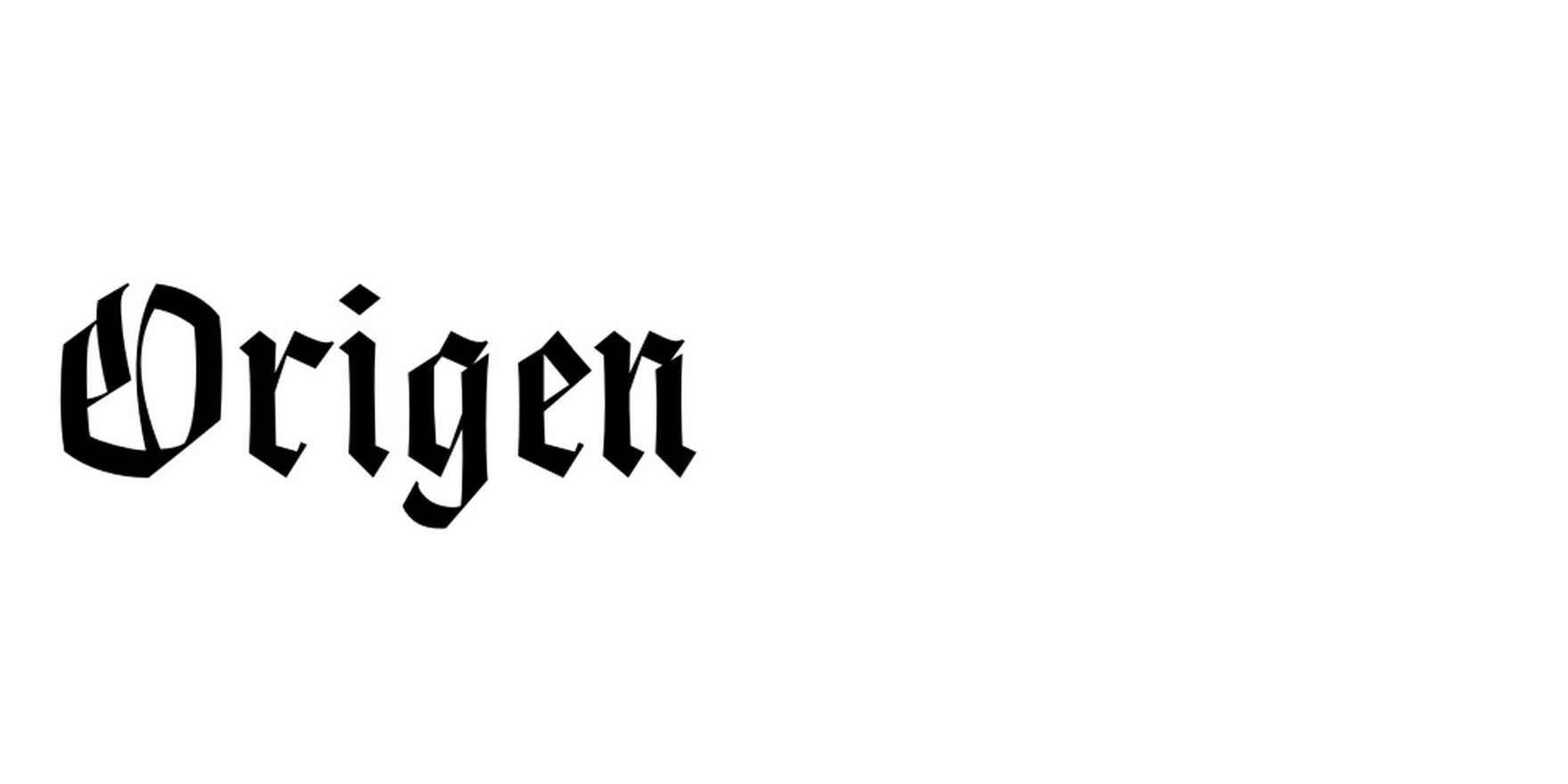 Origen in use - Fonts In Use