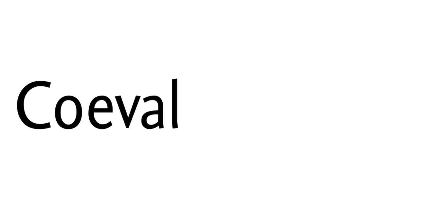 Coeval in use - Fonts In Use