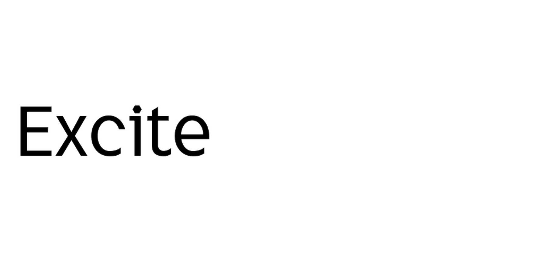 Excite in use - Fonts In Use