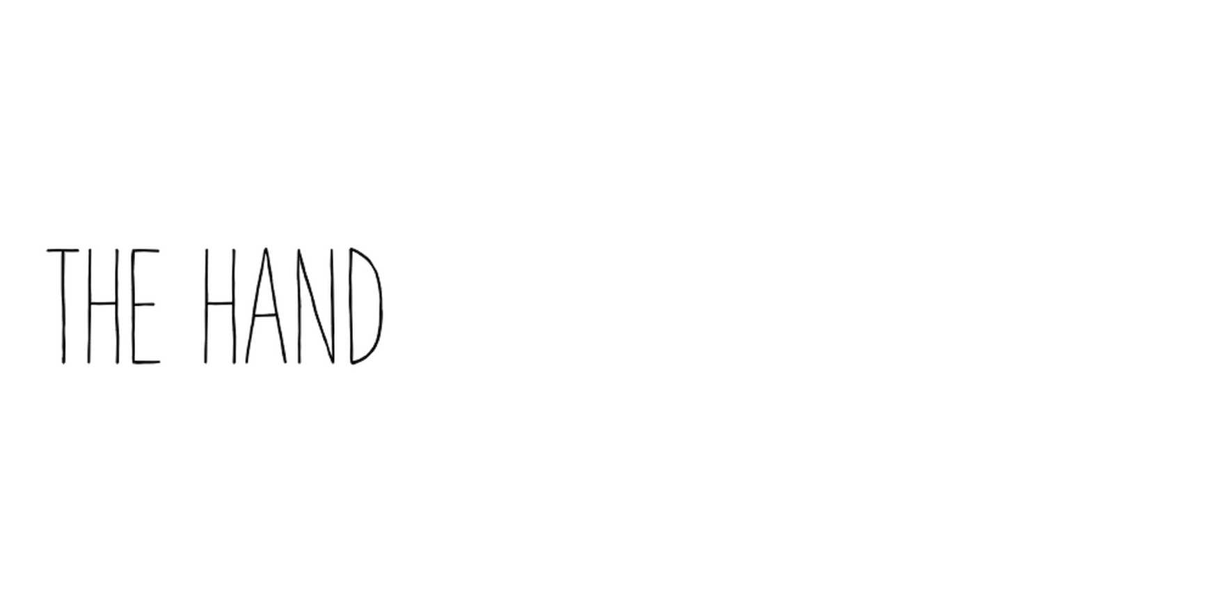 The Hand in use - Fonts In Use
