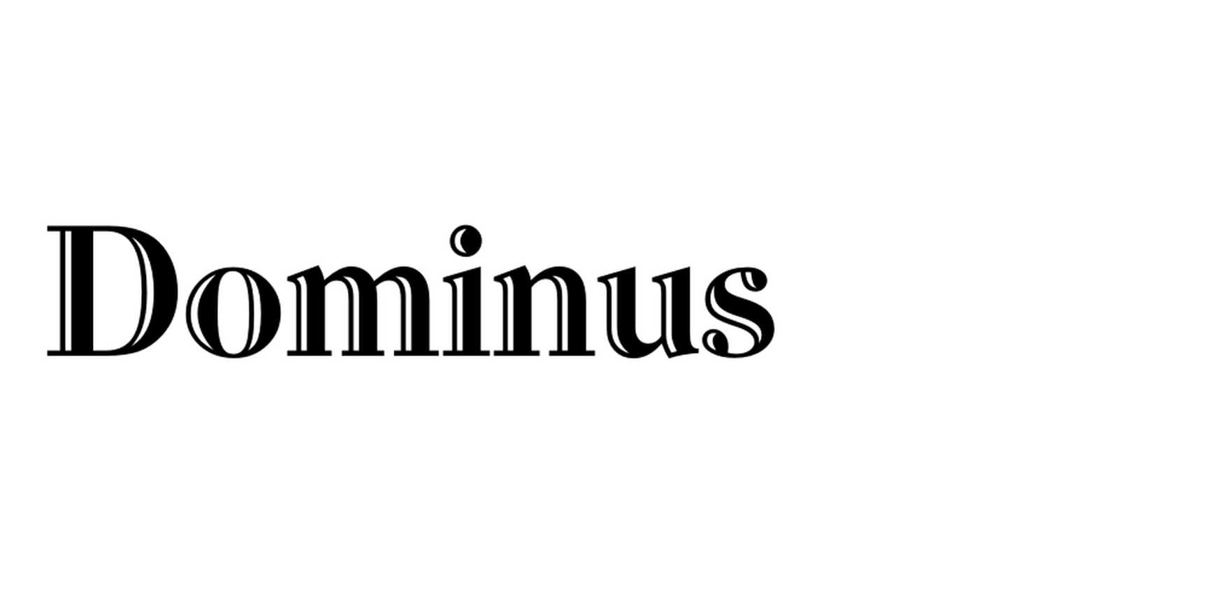 Dominus in use - Fonts In Use