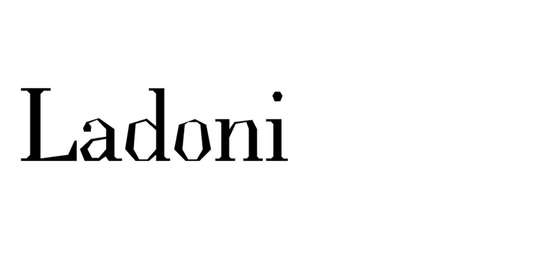 Ladoni in use - Fonts In Use