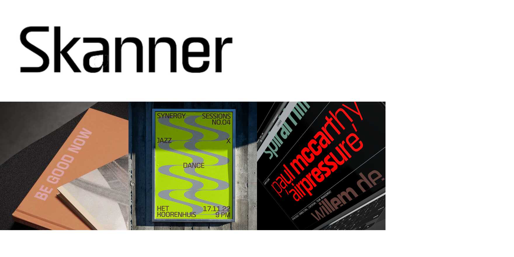 Skanner in use - Fonts In Use