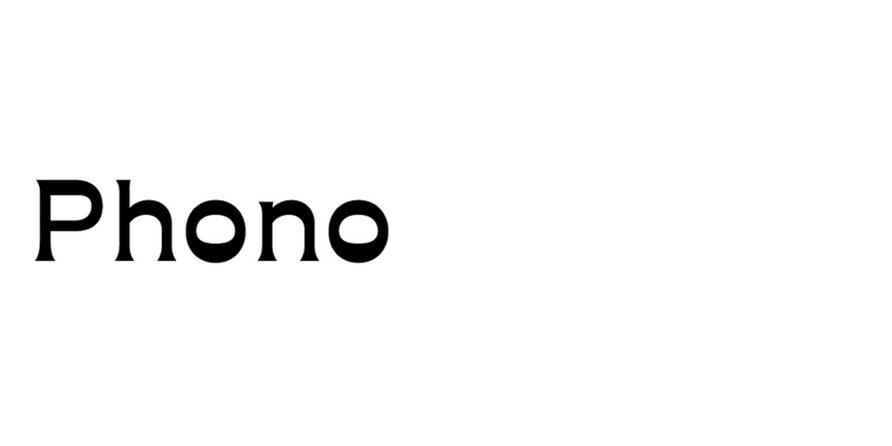 Phono in use - Fonts In Use