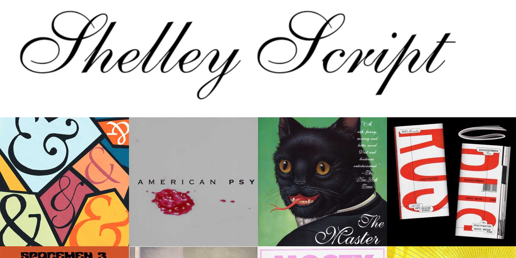 Shelley Script in use - Fonts In Use