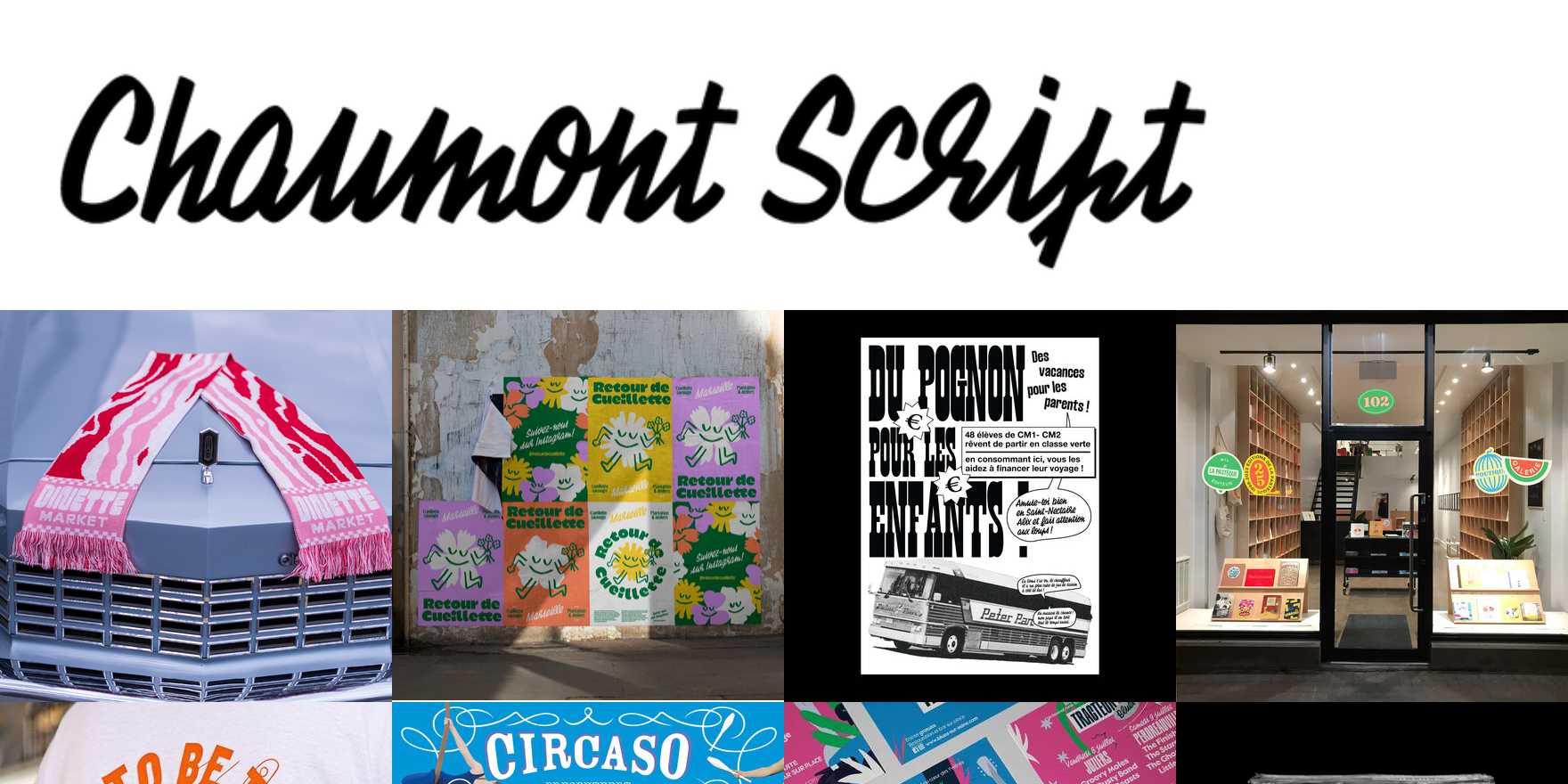 Chaumont Script in use Fonts In Use