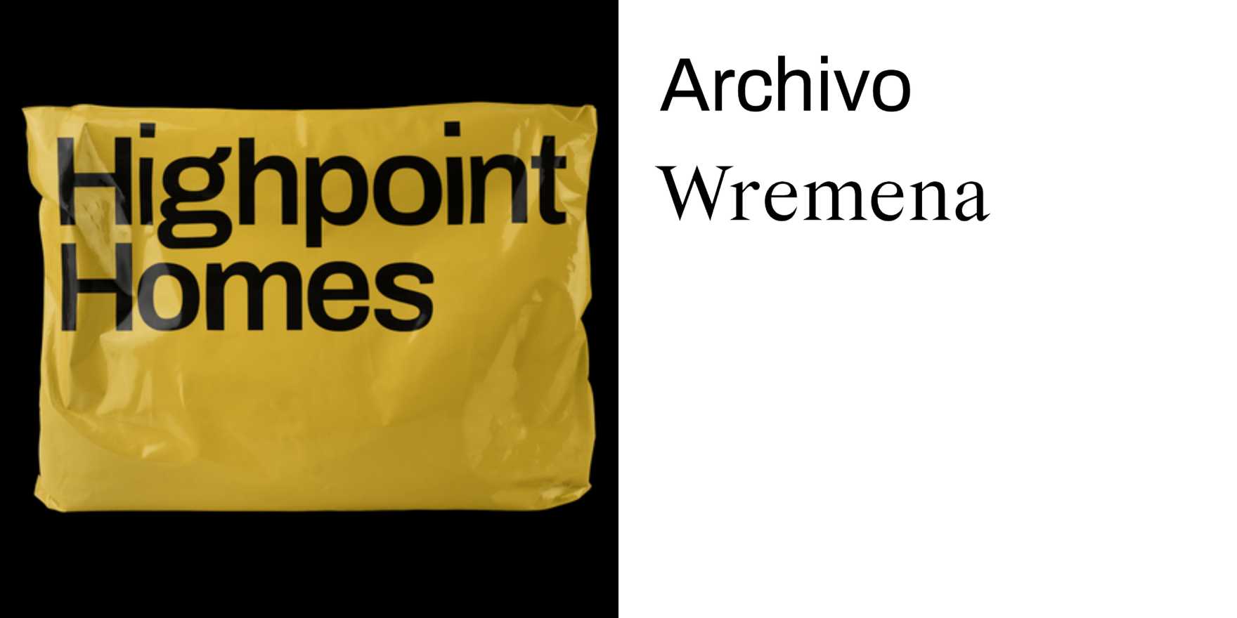 Highpoint Homes - Fonts In Use