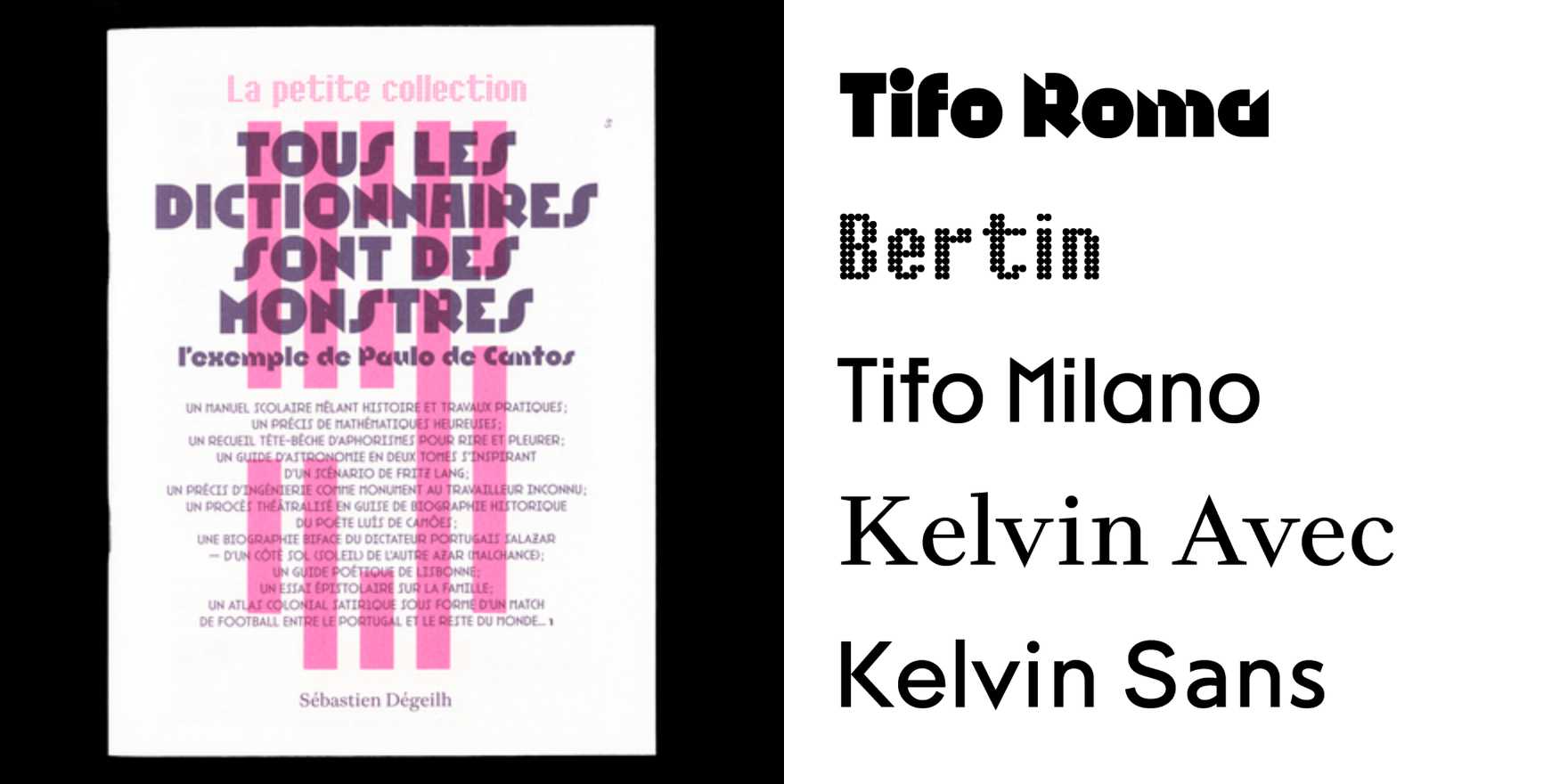 Tous les dictionnaires sont des monstres, La petite collection #5