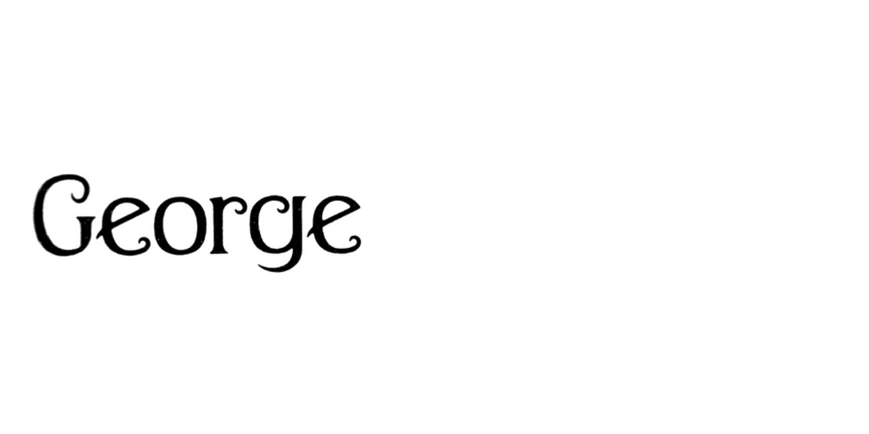 George in use - Fonts In Use