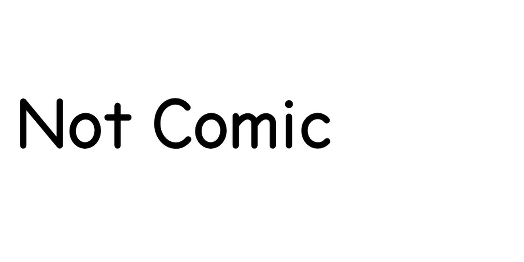 Not Comic in use - Fonts In Use