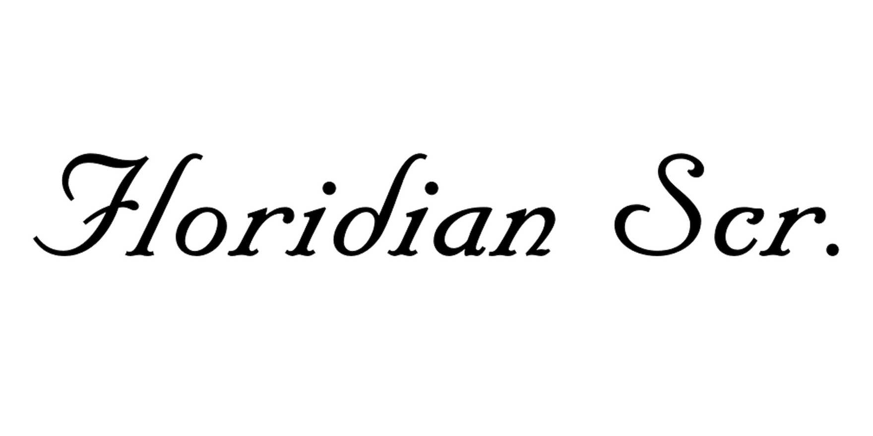 Floridian Script in use - Fonts In Use