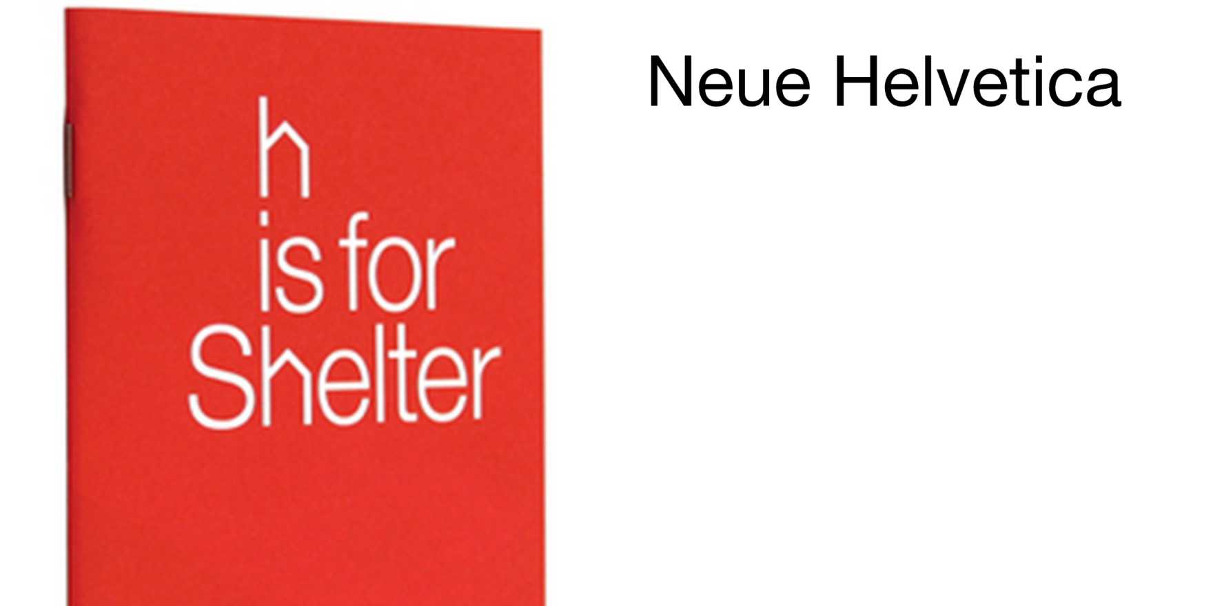 Shelter - Fonts In Use