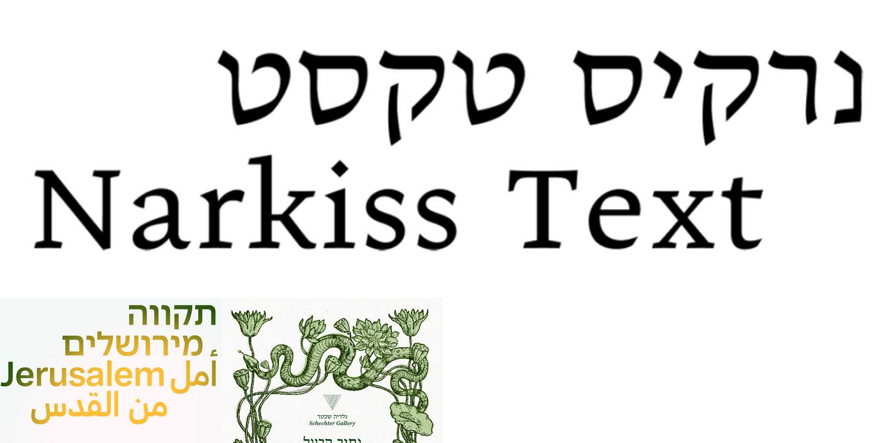 Narkiss Text in use - Fonts In Use