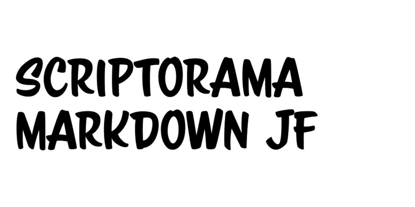 Scriptorama Markdown JF in use - Fonts In Use