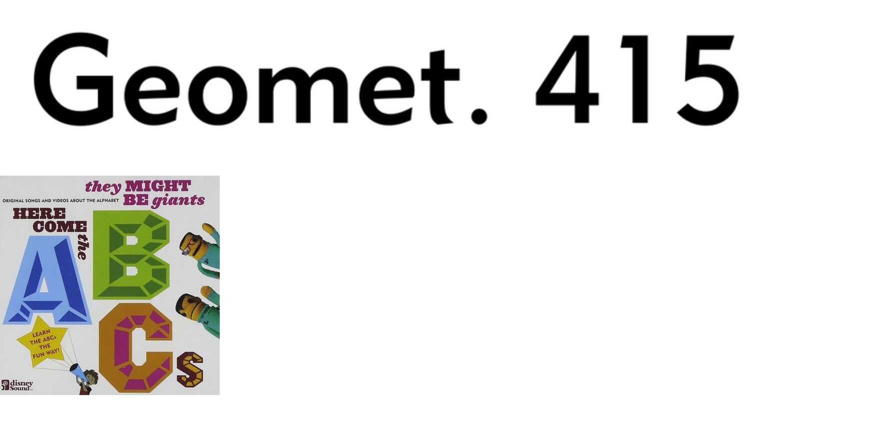 Geometric 415 in use - Fonts In Use