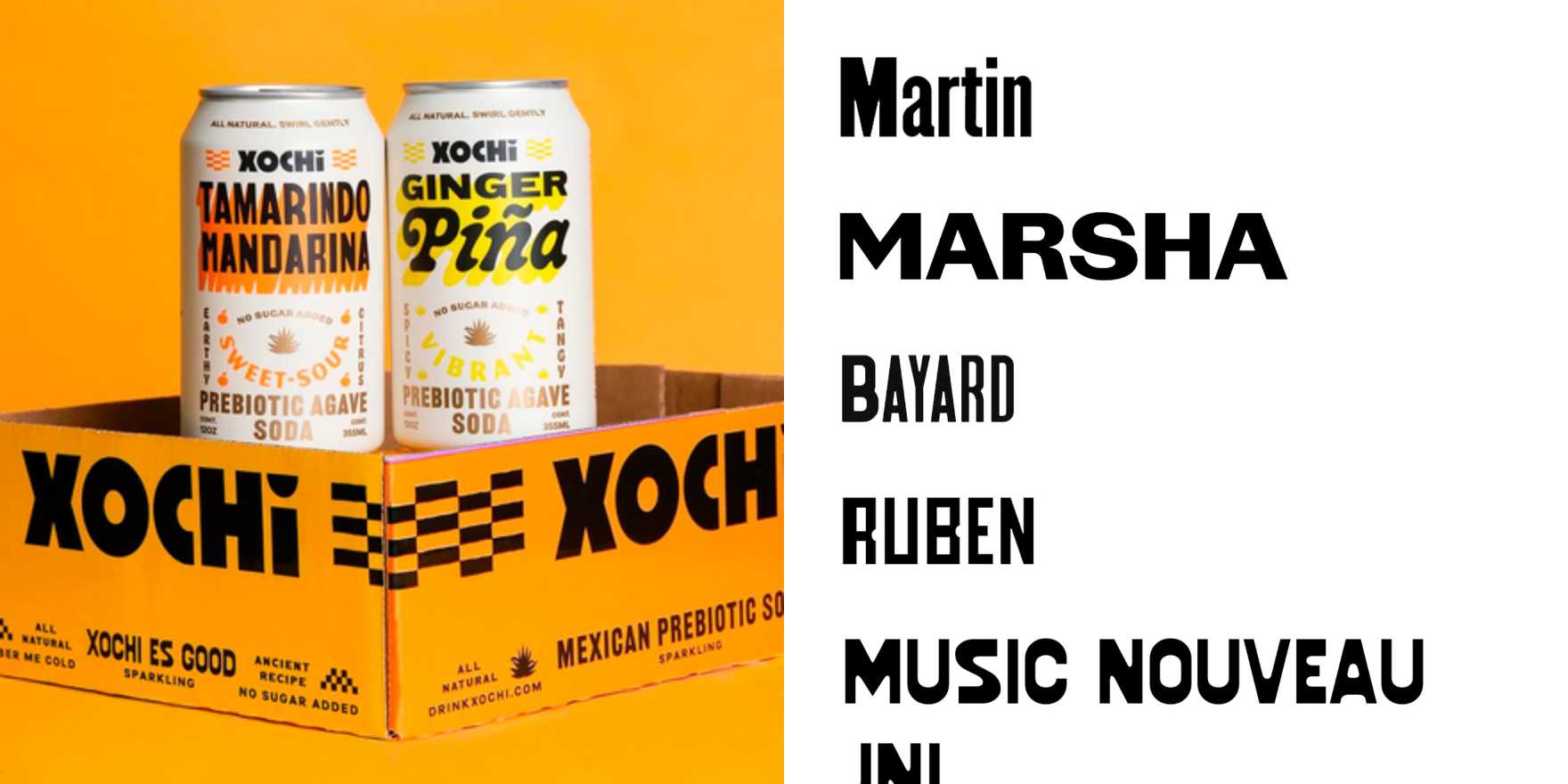Xochi Prebiotic Agave Soda