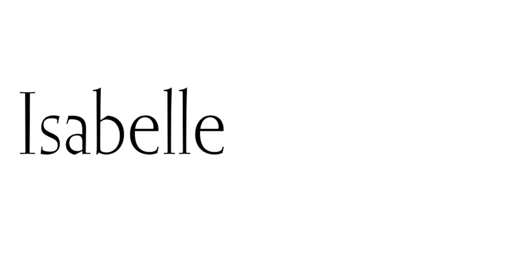 Isabelle in use - Fonts In Use