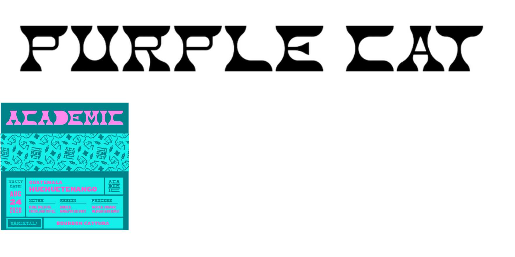 Purple Cat in use - Fonts In Use