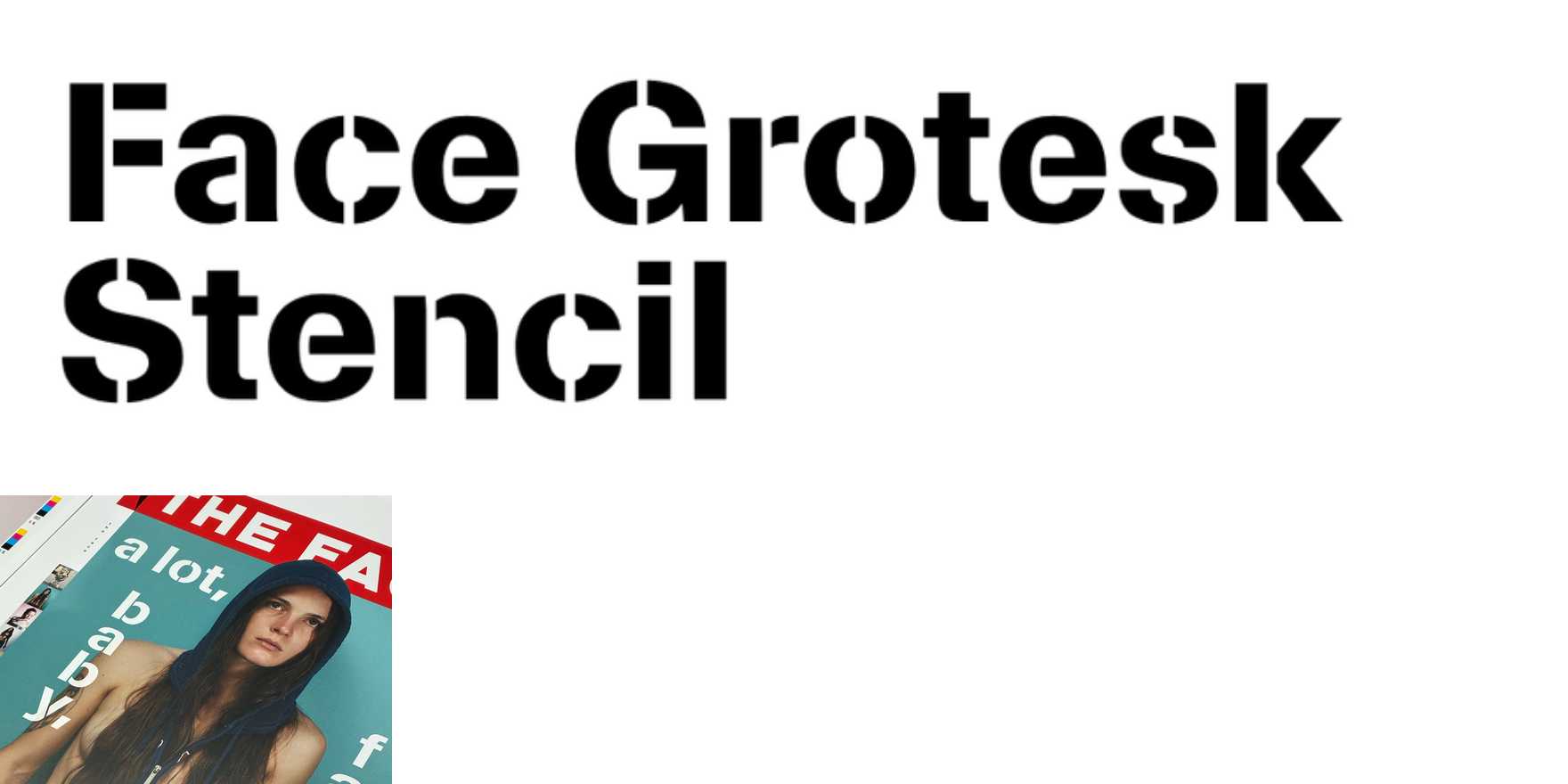 KMR Face Grotesk Stencil in use - Fonts In Use