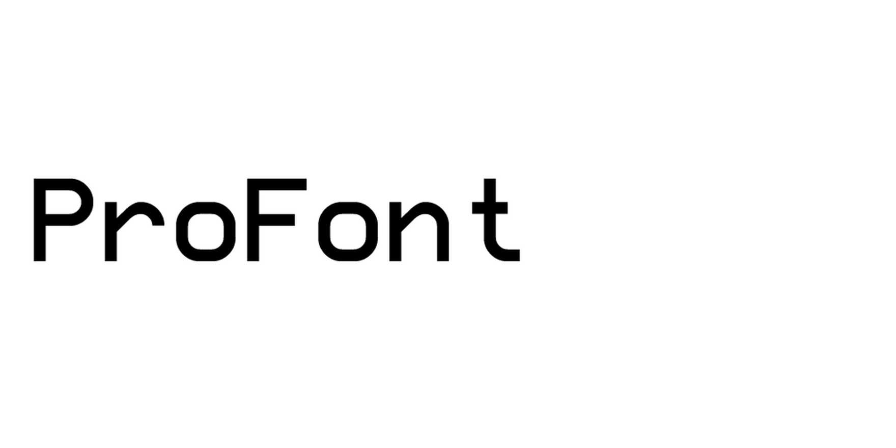 ProFont in use - Fonts In Use