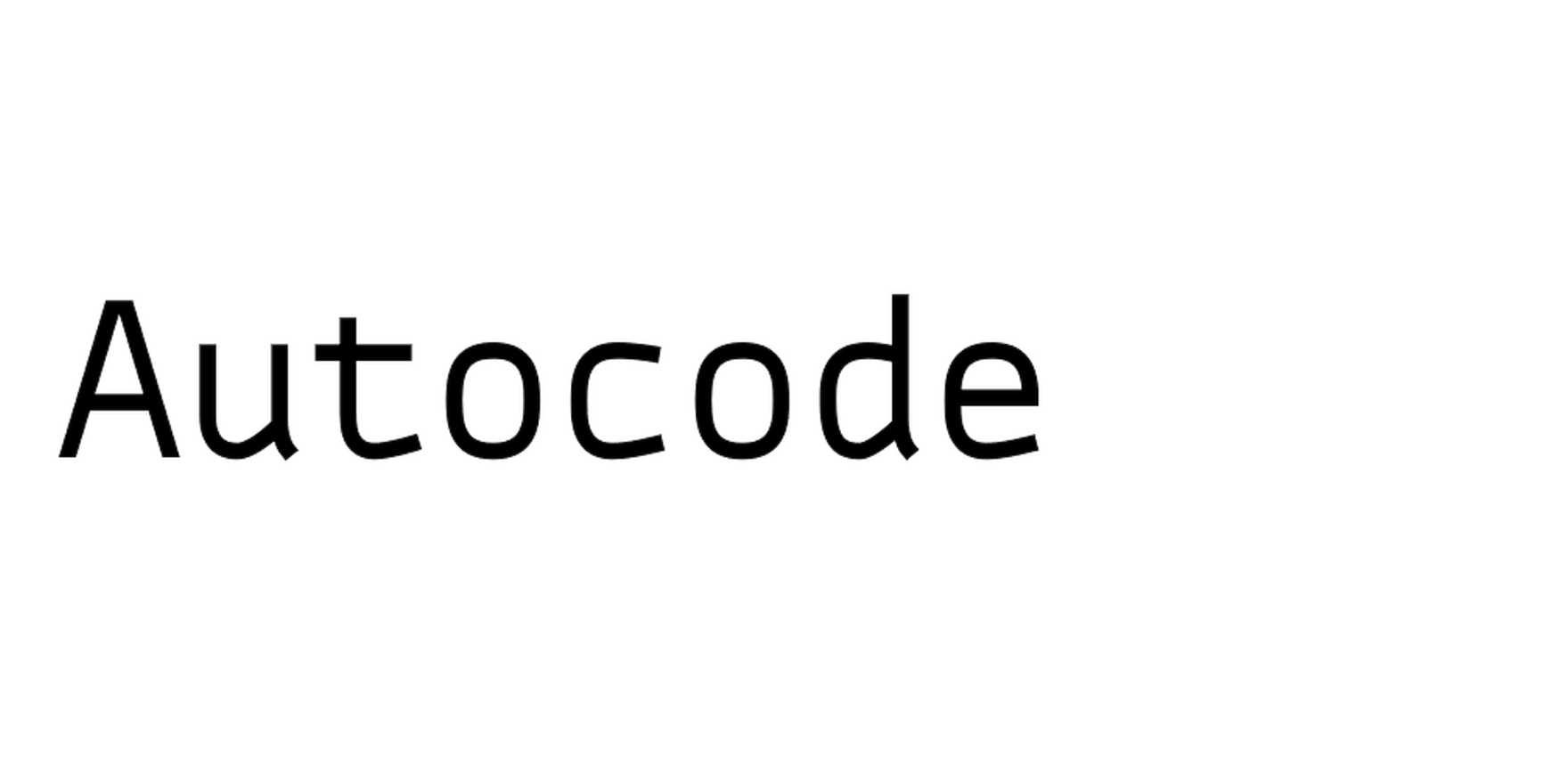 Autocode in use - Fonts In Use