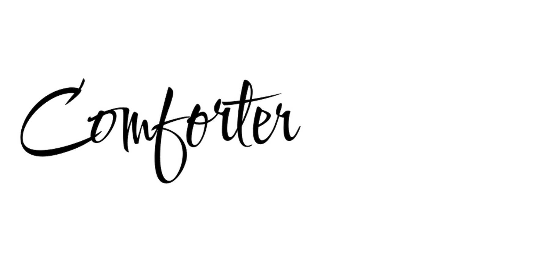Comforter in use - Fonts In Use