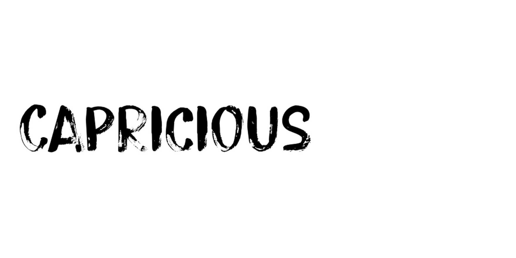 Capricious in use - Fonts In Use