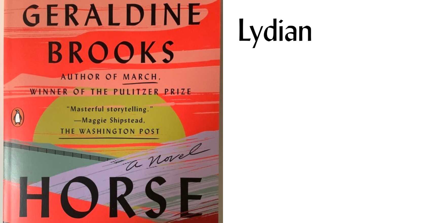 horse-by-geraldine-brooks-fonts-in-use