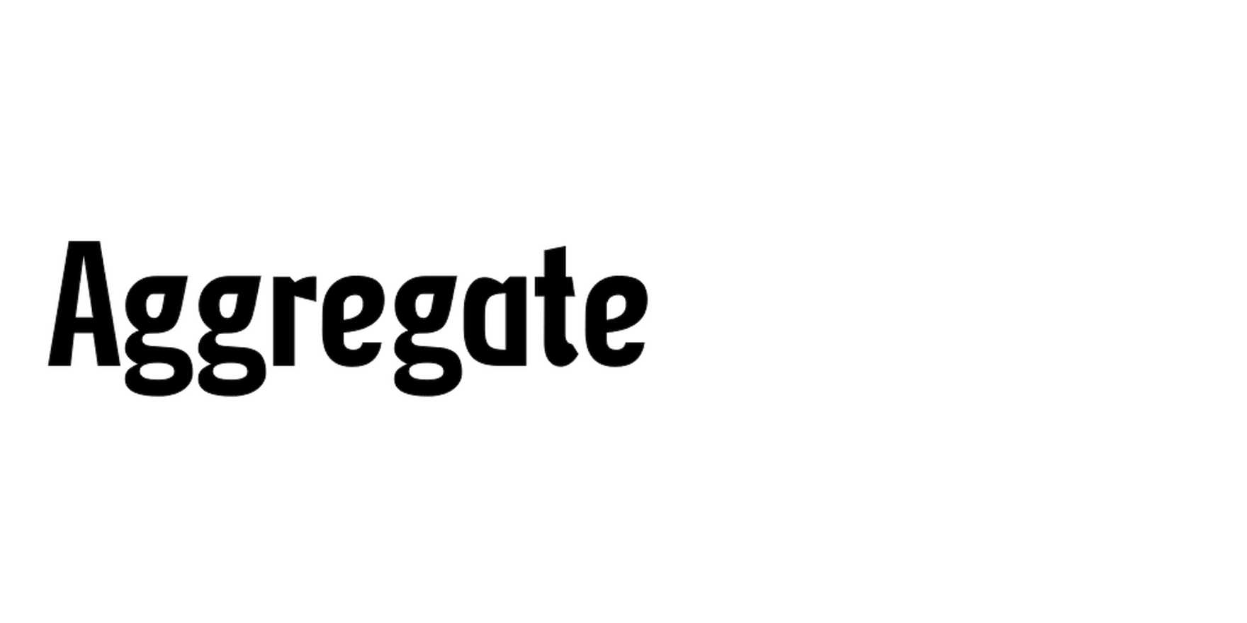 Aggregate in use - Fonts In Use