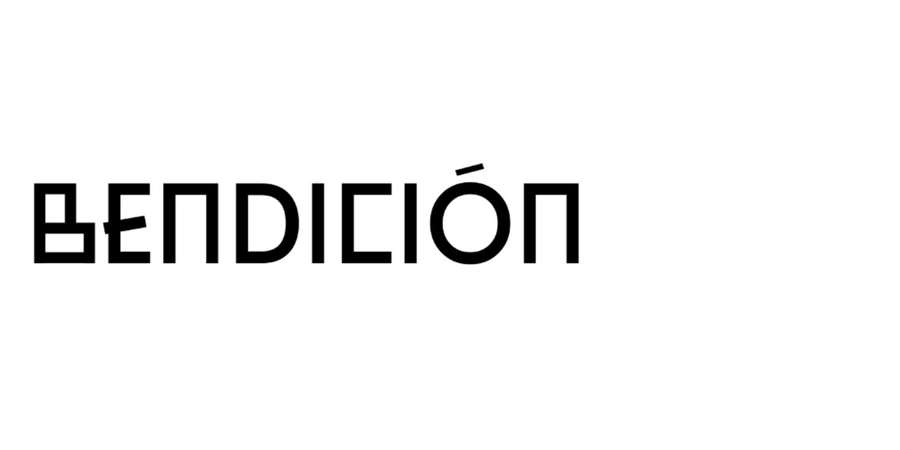 Bendición in use - Fonts In Use