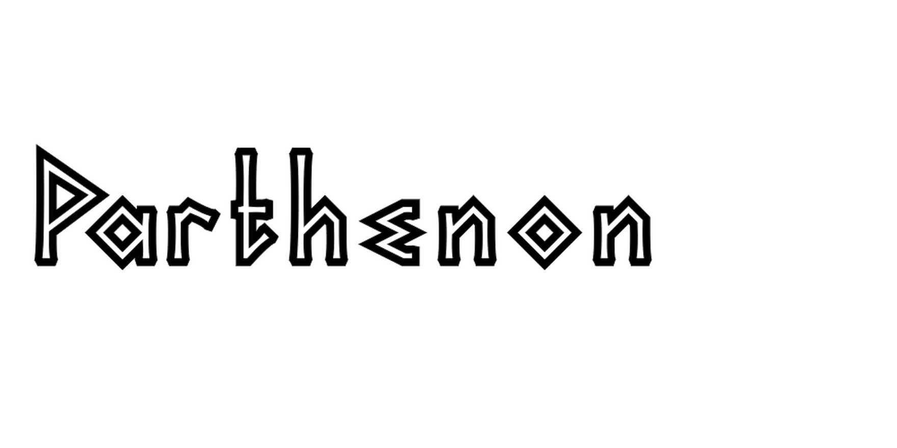 Parthenon in use - Fonts In Use