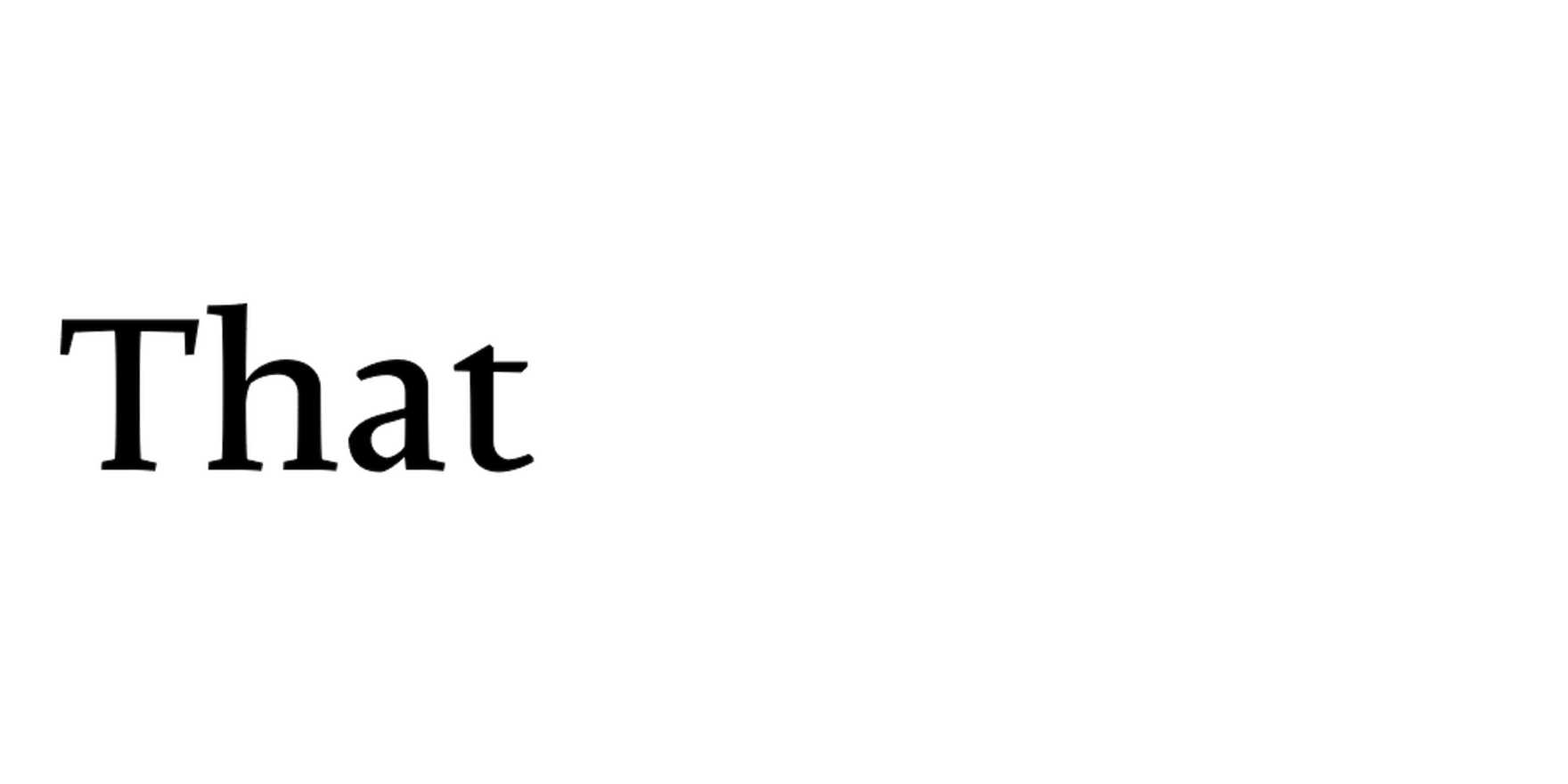 That in use - Fonts In Use