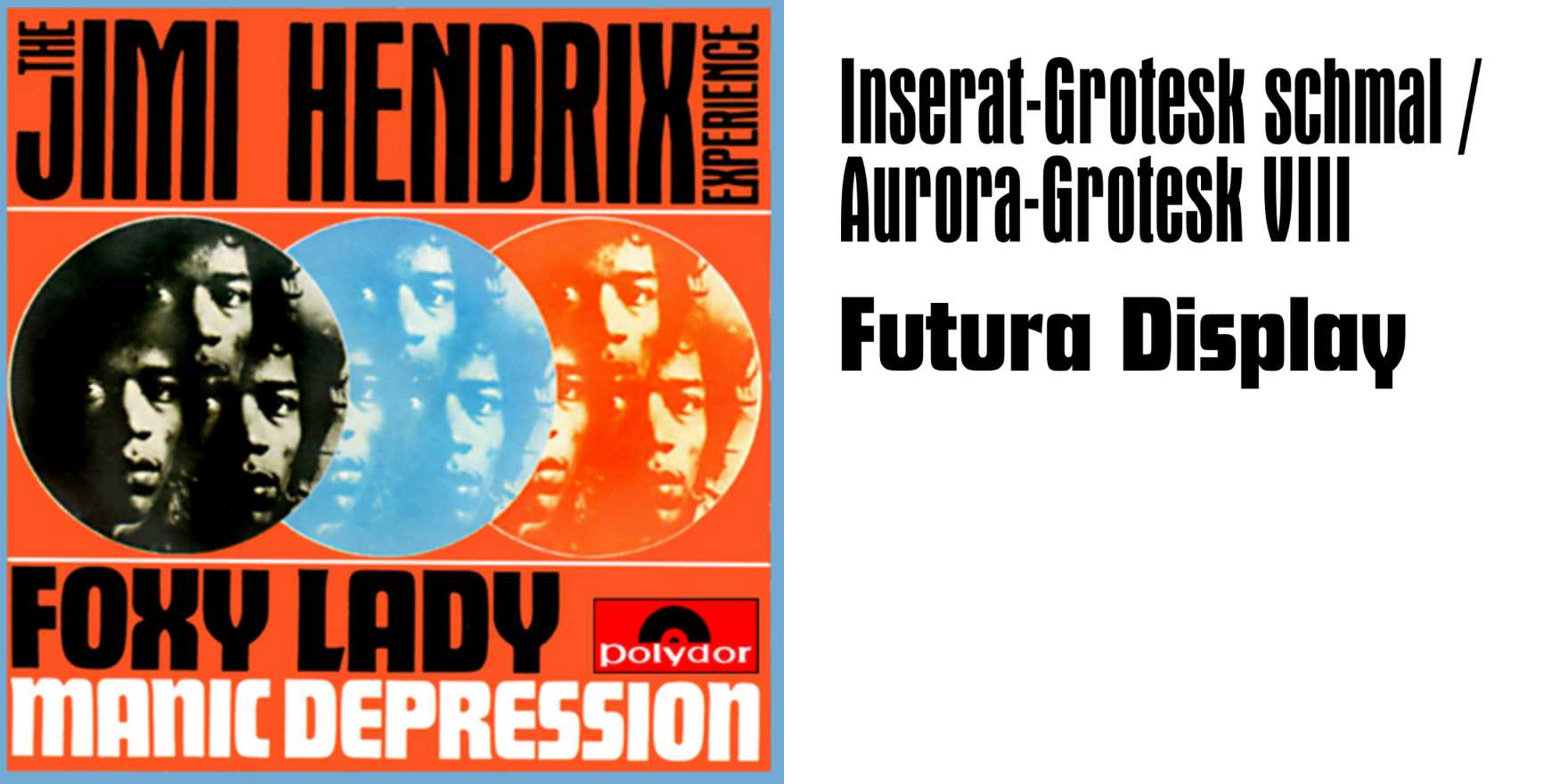 実物大　伝説のギター写真集 \"FOXY LADY PROJECT\" (仏) The Jimi Hendrix Experience – “Foxy Lady” / “Manic Depression
