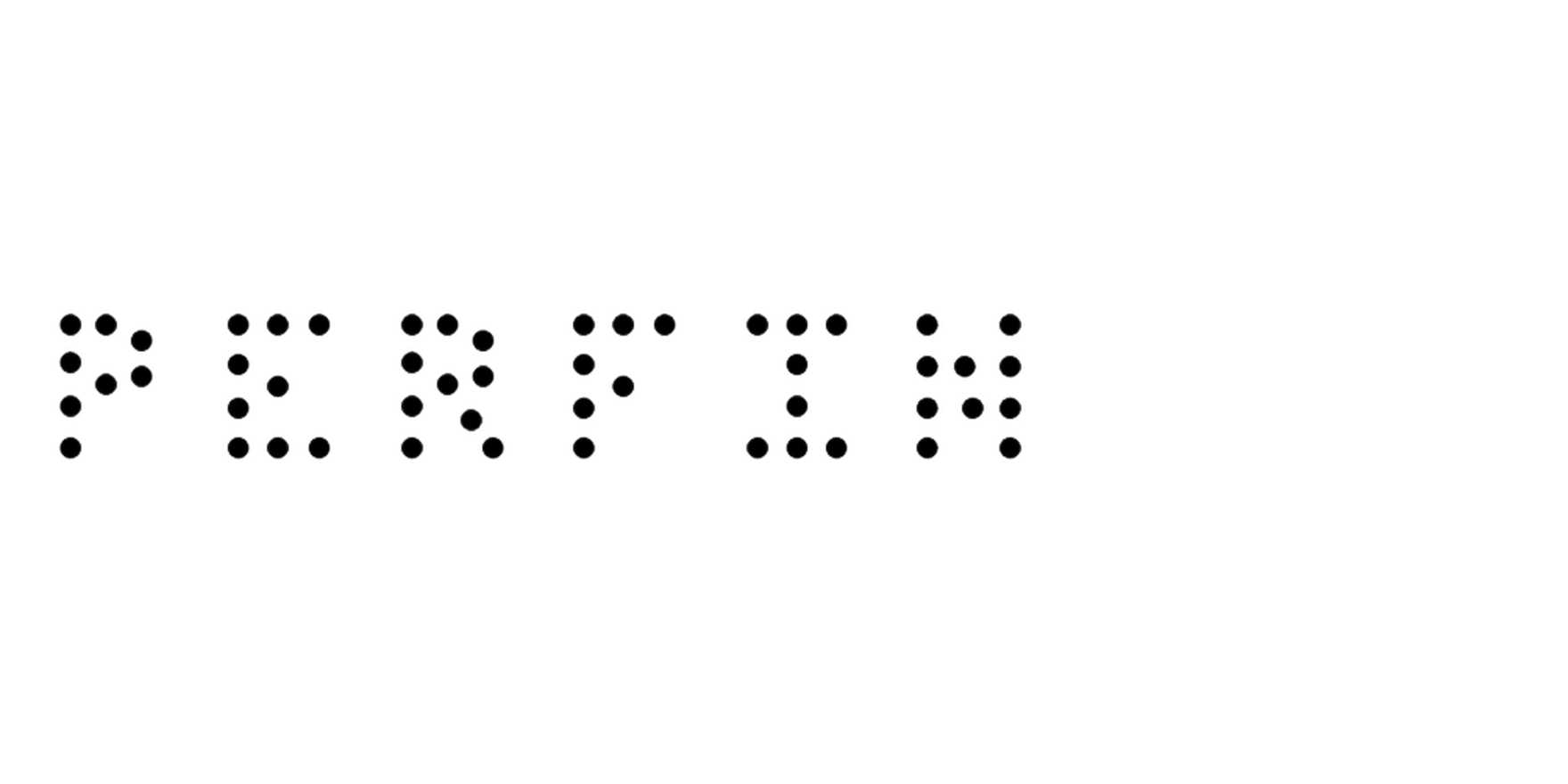 Perfin in use - Fonts In Use