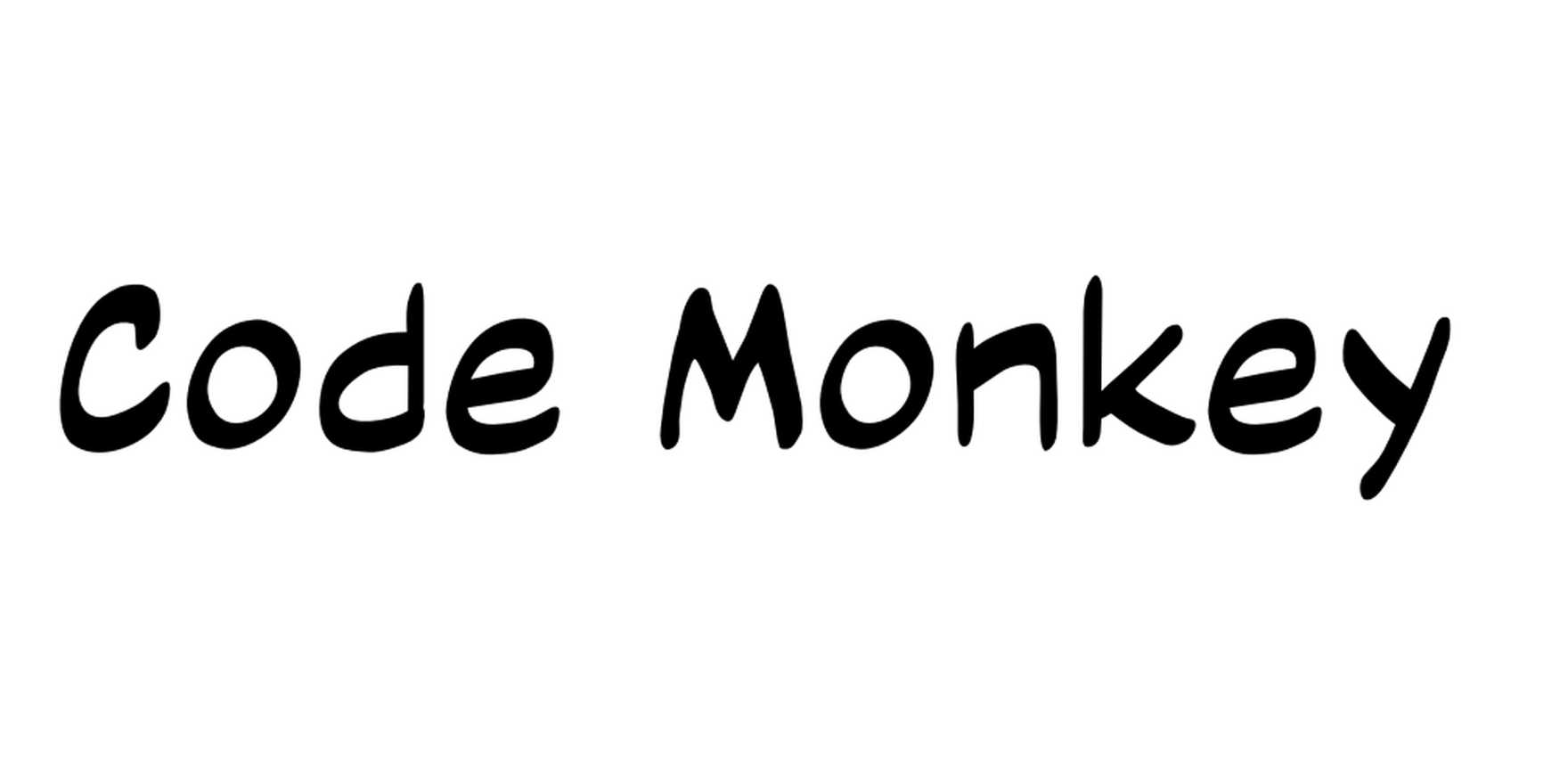 Code Monkey in use - Fonts In Use