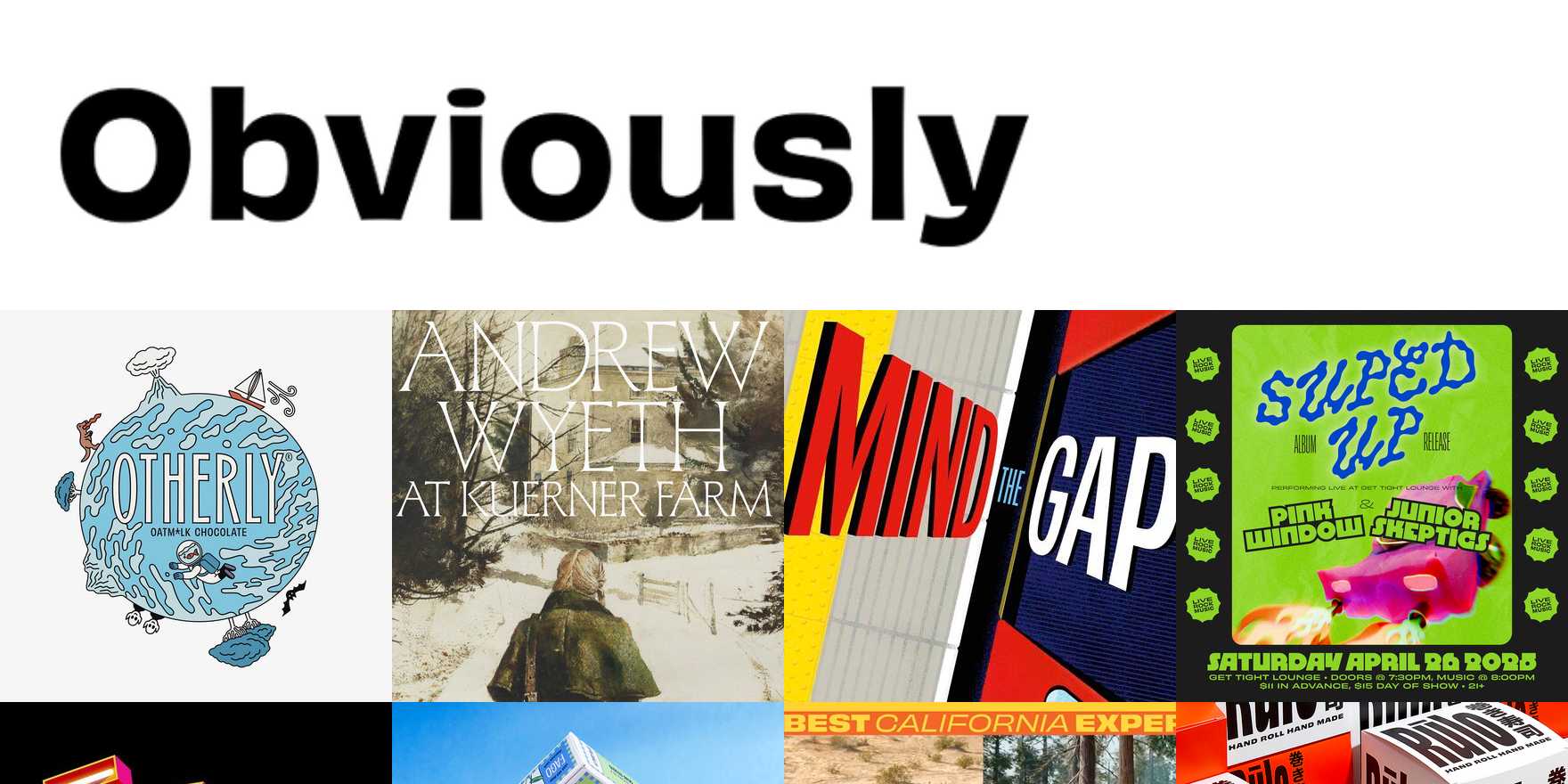 Obviously in use Fonts In Use