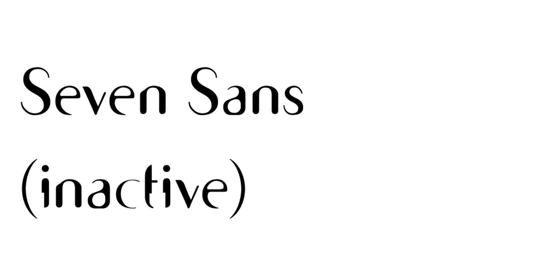Seven Sans (inactive) in use - Fonts In Use