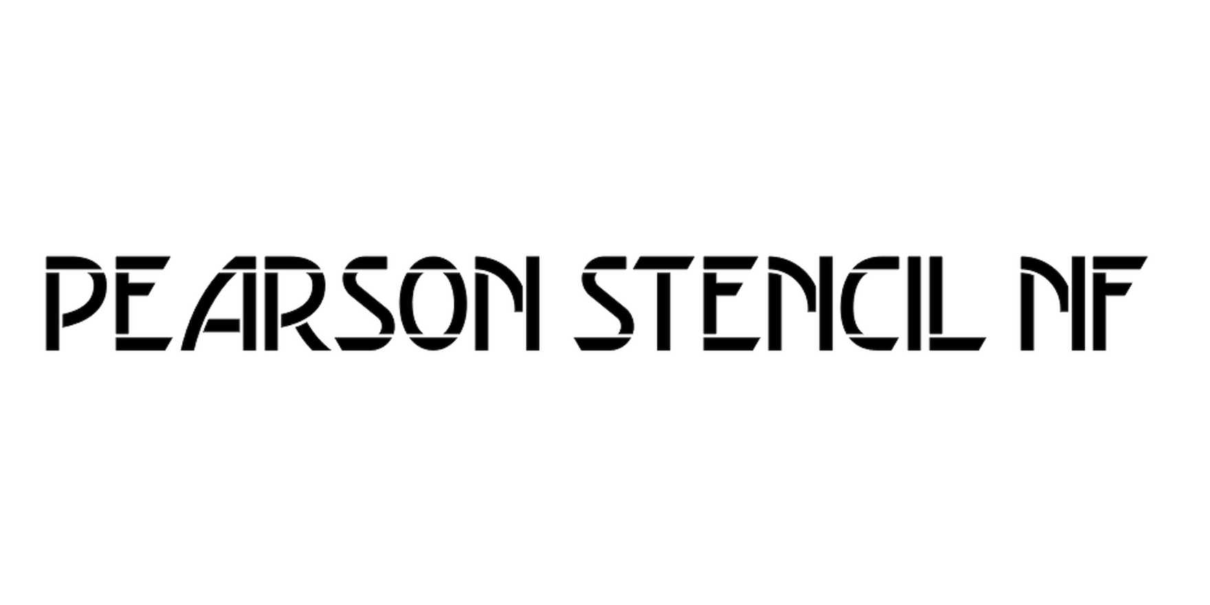 Pearson Stencil NF in use - Fonts In Use