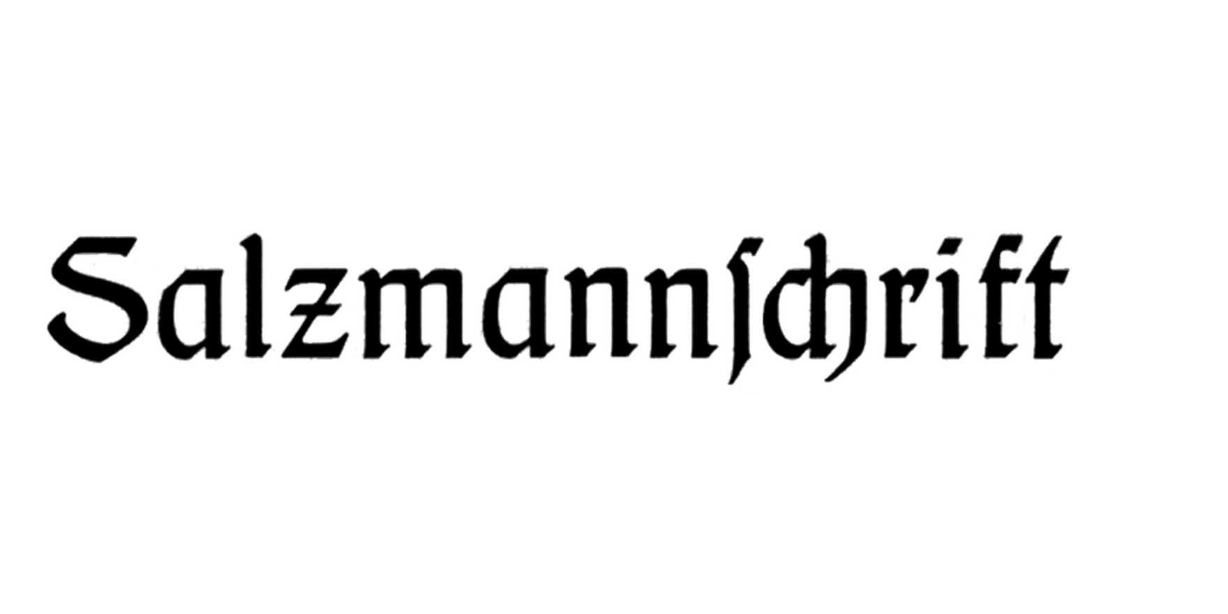 Salzmannschrift in use - Fonts In Use